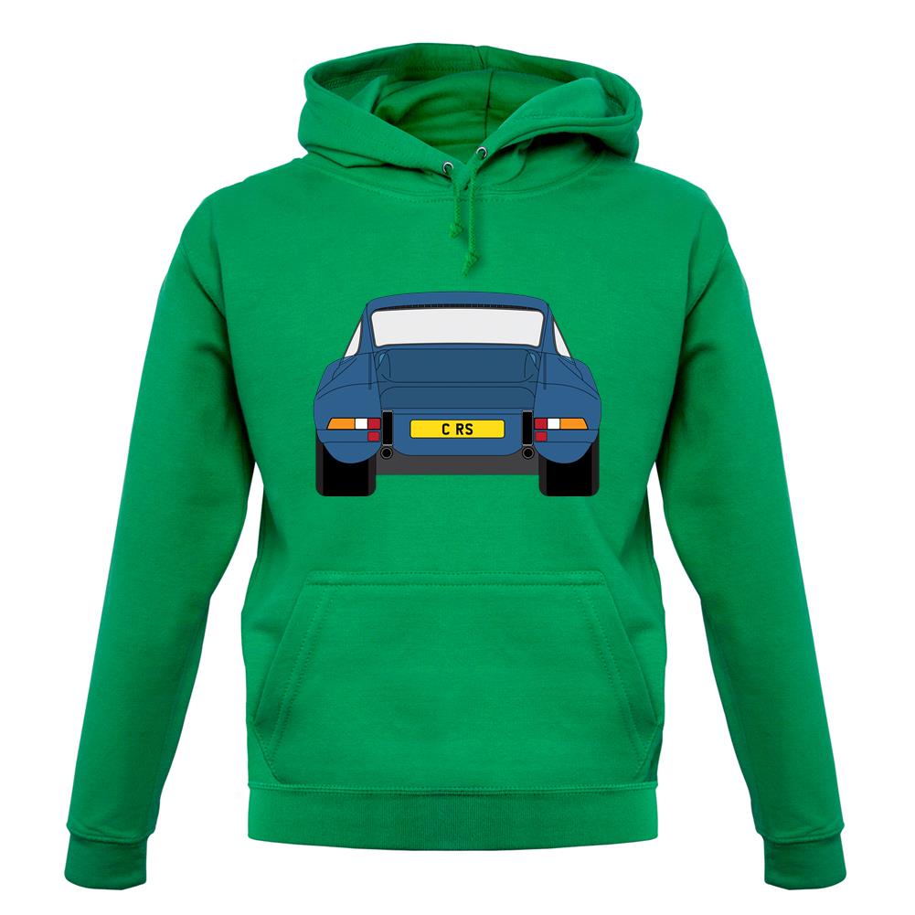 Porsche 911 Carrera Rs Rear Blue unisex hoodie Porsche 911 Carrera Rs Rear Blue unisex hoodie