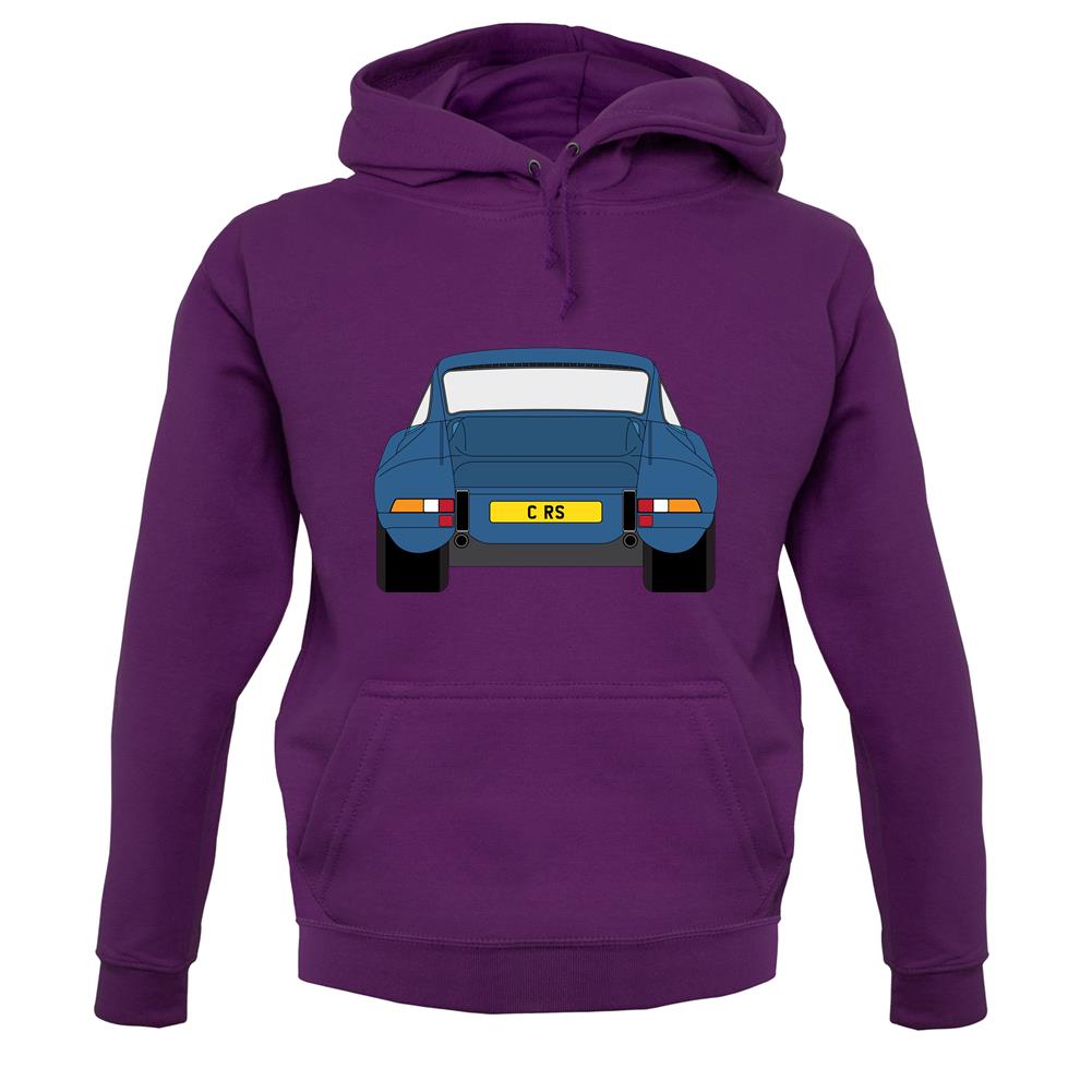 Porsche 911 Carrera Rs Rear Blue unisex hoodie Porsche 911 Carrera Rs Rear Blue unisex hoodie