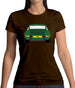 Porsche 911 Carrera Rs Conda Green Womens T-Shirt Porsche 911 Carrera Rs Conda Green Womens T-Shirt