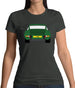 Porsche 911 Carrera Rs Conda Green Womens T-Shirt Porsche 911 Carrera Rs Conda Green Womens T-Shirt