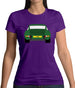 Porsche 911 Carrera Rs Conda Green Womens T-Shirt Porsche 911 Carrera Rs Conda Green Womens T-Shirt