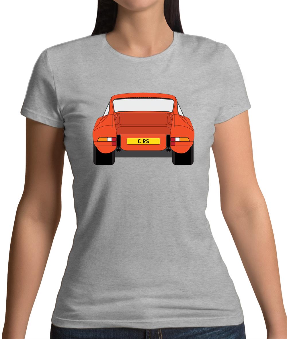 Porsche 911 Carrera Rs Rear Gulf Orange Womens T-Shirt Porsche 911 Carrera Rs Rear Gulf Orange Womens T-Shirt