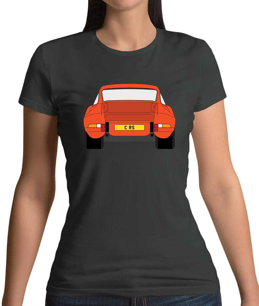 Porsche 911 Carrera Rs Rear Gulf Orange Womens T-Shirt Porsche 911 Carrera Rs Rear Gulf Orange Womens T-Shirt