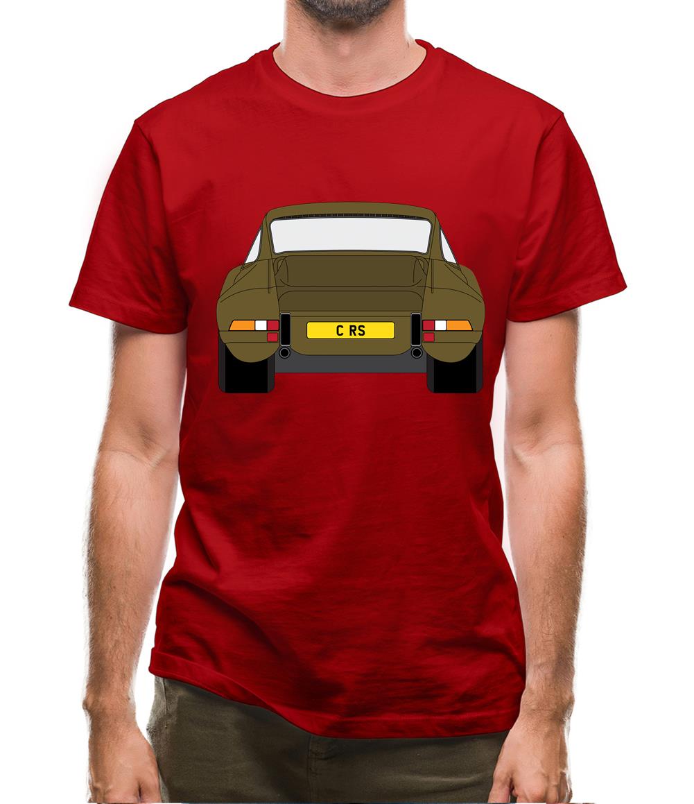 911 Carrera Rs Rear Olive Green Mens T-Shirt 911 Carrera Rs Rear Olive Green Mens T-Shirt