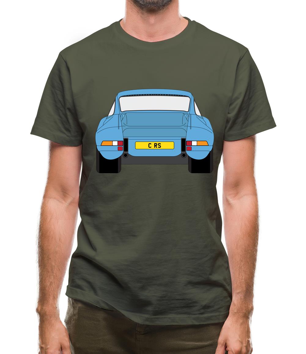 911 Carrera Rs Rear Pastel Blue Mens T-Shirt 911 Carrera Rs Rear Pastel Blue Mens T-Shirt