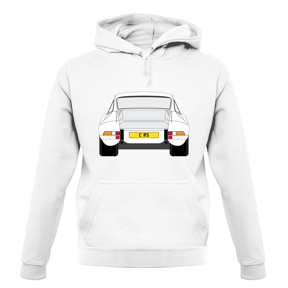 Porsche 911 Carrera Rs Rear White unisex hoodie Porsche 911 Carrera Rs Rear White unisex hoodie