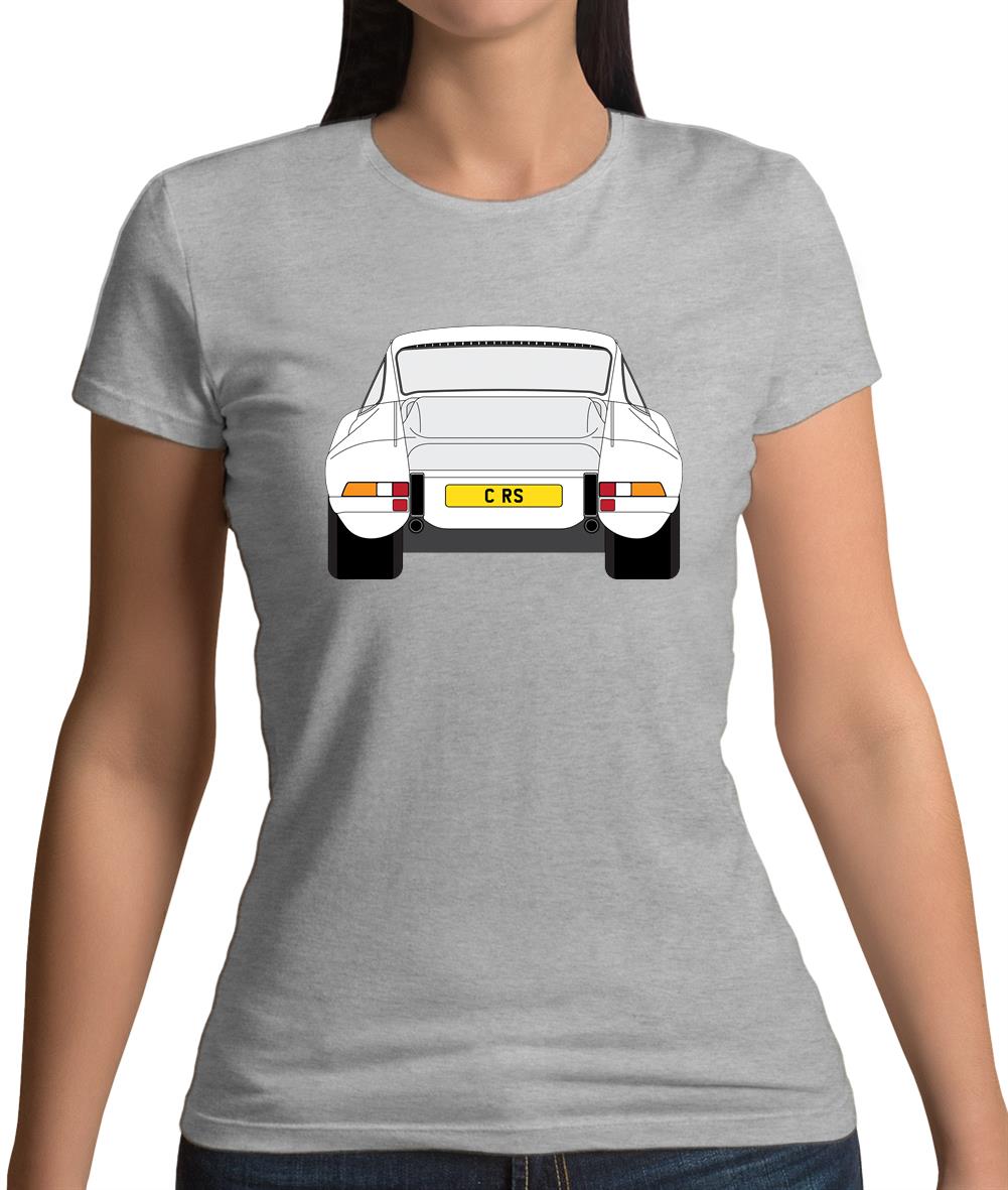 Porsche 911 Carrera Rs Rear White Womens T-Shirt Porsche 911 Carrera Rs Rear White Womens T-Shirt