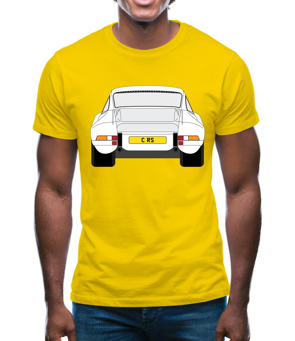 911 Carrera Rs Rear White Mens T-Shirt 911 Carrera Rs Rear White Mens T-Shirt
