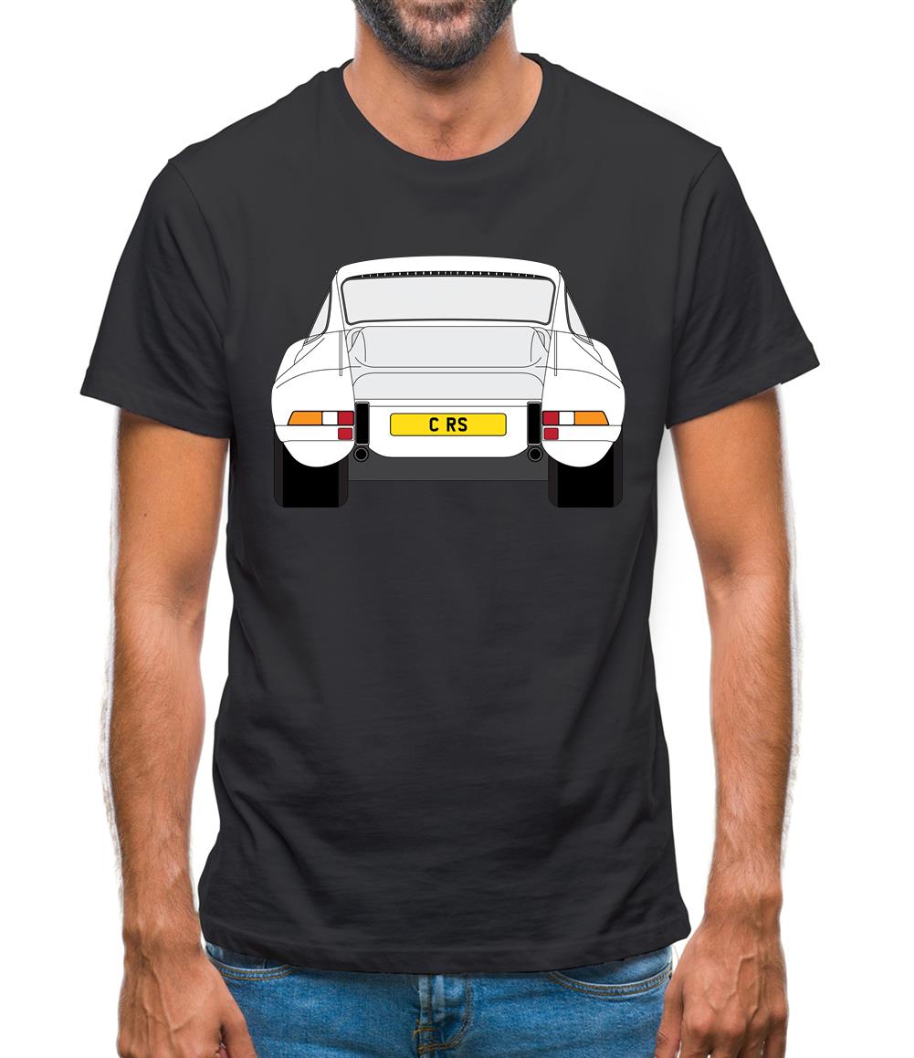 911 Carrera Rs Rear White Mens T-Shirt 911 Carrera Rs Rear White Mens T-Shirt