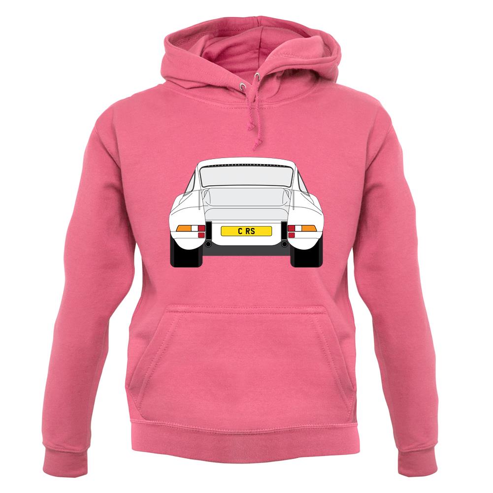 Porsche 911 Carrera Rs Rear White unisex hoodie Porsche 911 Carrera Rs Rear White unisex hoodie