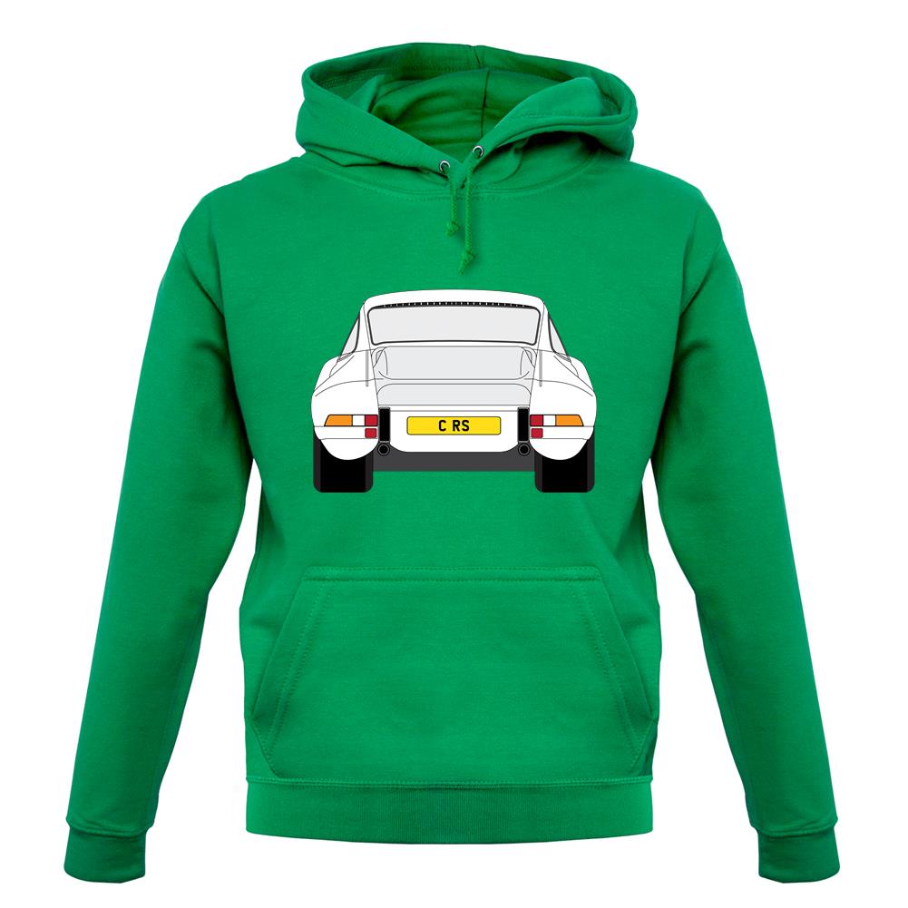 Porsche 911 Carrera Rs Rear White unisex hoodie Porsche 911 Carrera Rs Rear White unisex hoodie