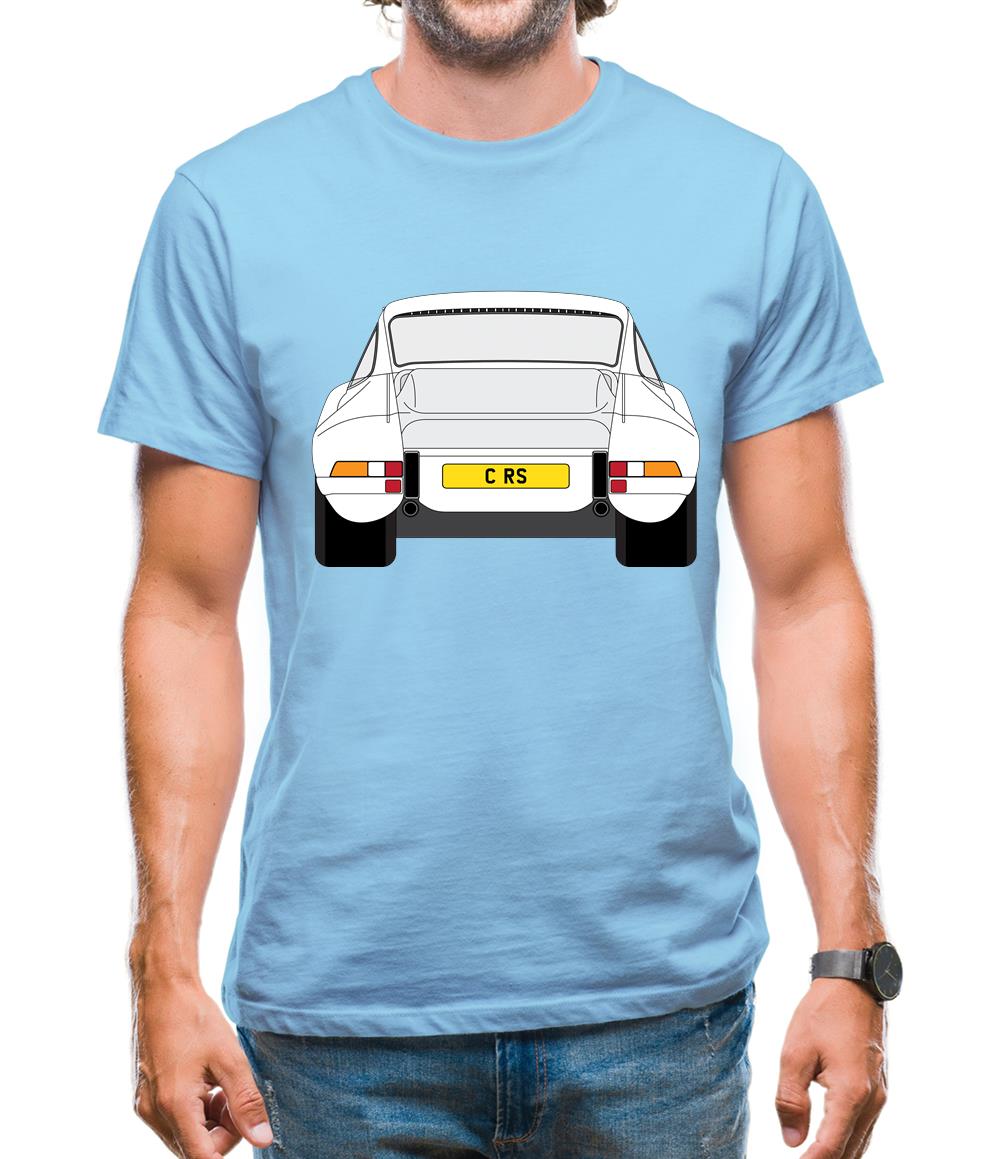 911 Carrera Rs Rear White Mens T-Shirt 911 Carrera Rs Rear White Mens T-Shirt