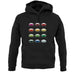 Porsche 911 Turbo 930 Colour Grid unisex hoodie Porsche 911 Turbo 930 Colour Grid unisex hoodie