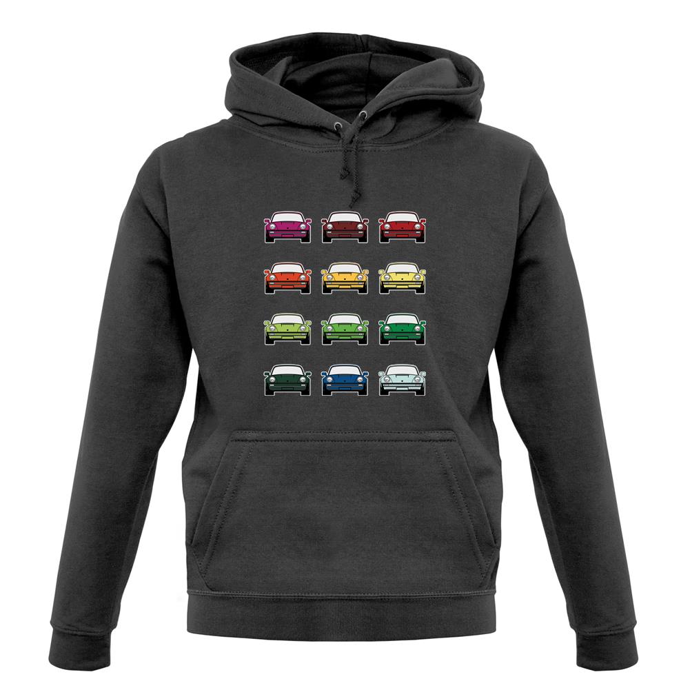 Porsche 911 Turbo 930 Colour Grid unisex hoodie Porsche 911 Turbo 930 Colour Grid unisex hoodie