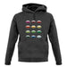 Porsche 911 Turbo 930 Colour Grid unisex hoodie Porsche 911 Turbo 930 Colour Grid unisex hoodie