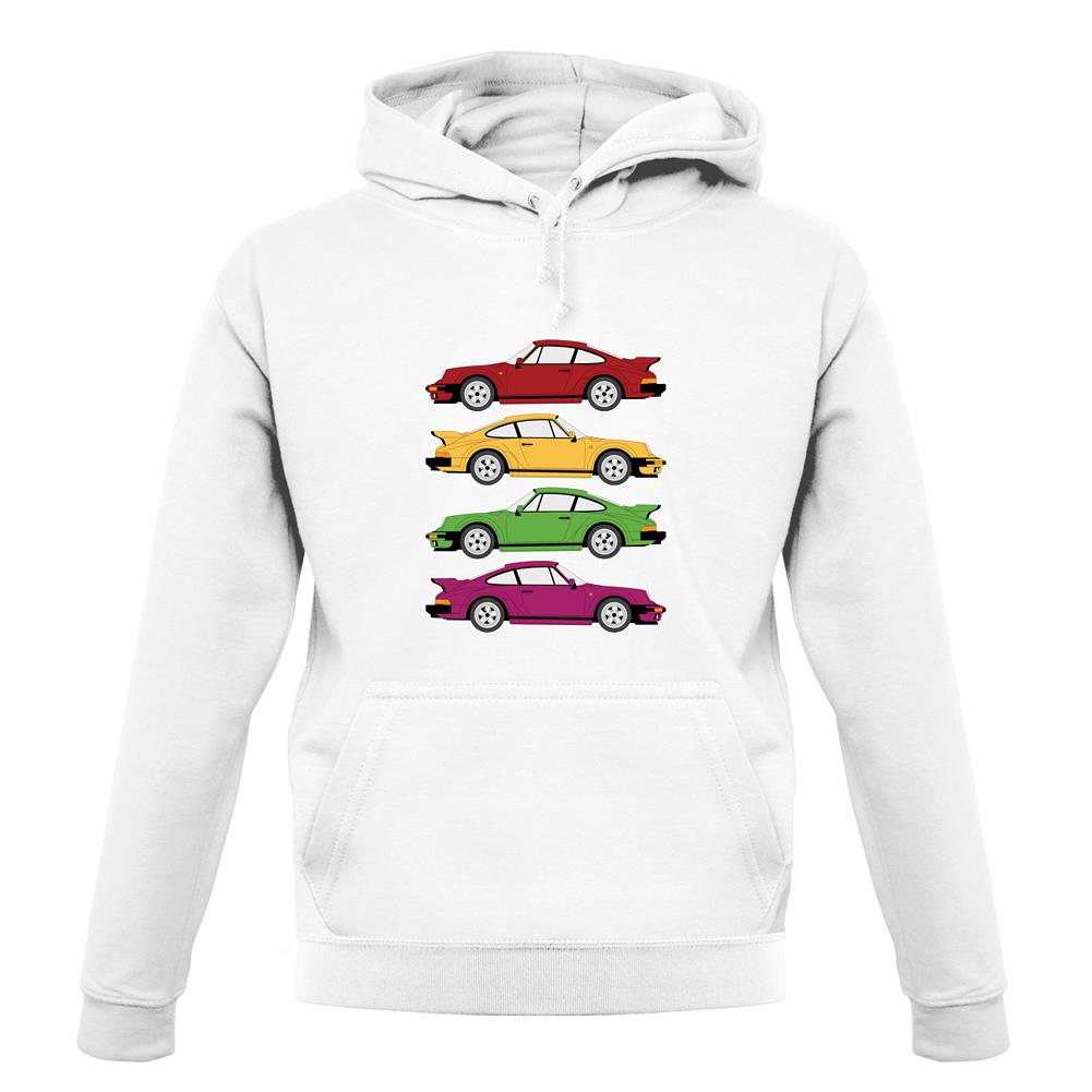 Porsche 911 Turbo 930 4 Colours unisex hoodie Porsche 911 Turbo 930 4 Colours unisex hoodie