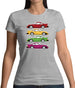 Porsche 911 Turbo 930 4 Colours Womens T-Shirt Porsche 911 Turbo 930 4 Colours Womens T-Shirt