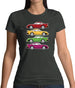 Porsche 911 Turbo 930 4 Colours Womens T-Shirt Porsche 911 Turbo 930 4 Colours Womens T-Shirt