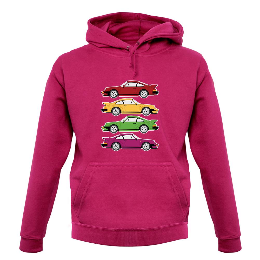 Porsche 911 Turbo 930 4 Colours unisex hoodie Porsche 911 Turbo 930 4 Colours unisex hoodie
