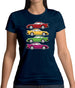 Porsche 911 Turbo 930 4 Colours Womens T-Shirt Porsche 911 Turbo 930 4 Colours Womens T-Shirt