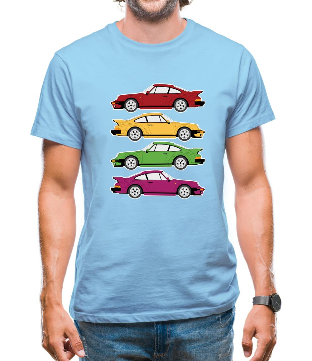 911 Turbo 930 4 Colours Mens T-Shirt 911 Turbo 930 4 Colours Mens T-Shirt