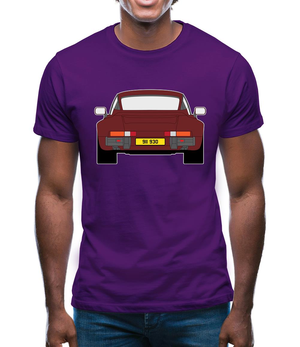 911 Turbo 930 Burgandy Mens T-Shirt 911 Turbo 930 Burgandy Mens T-Shirt
