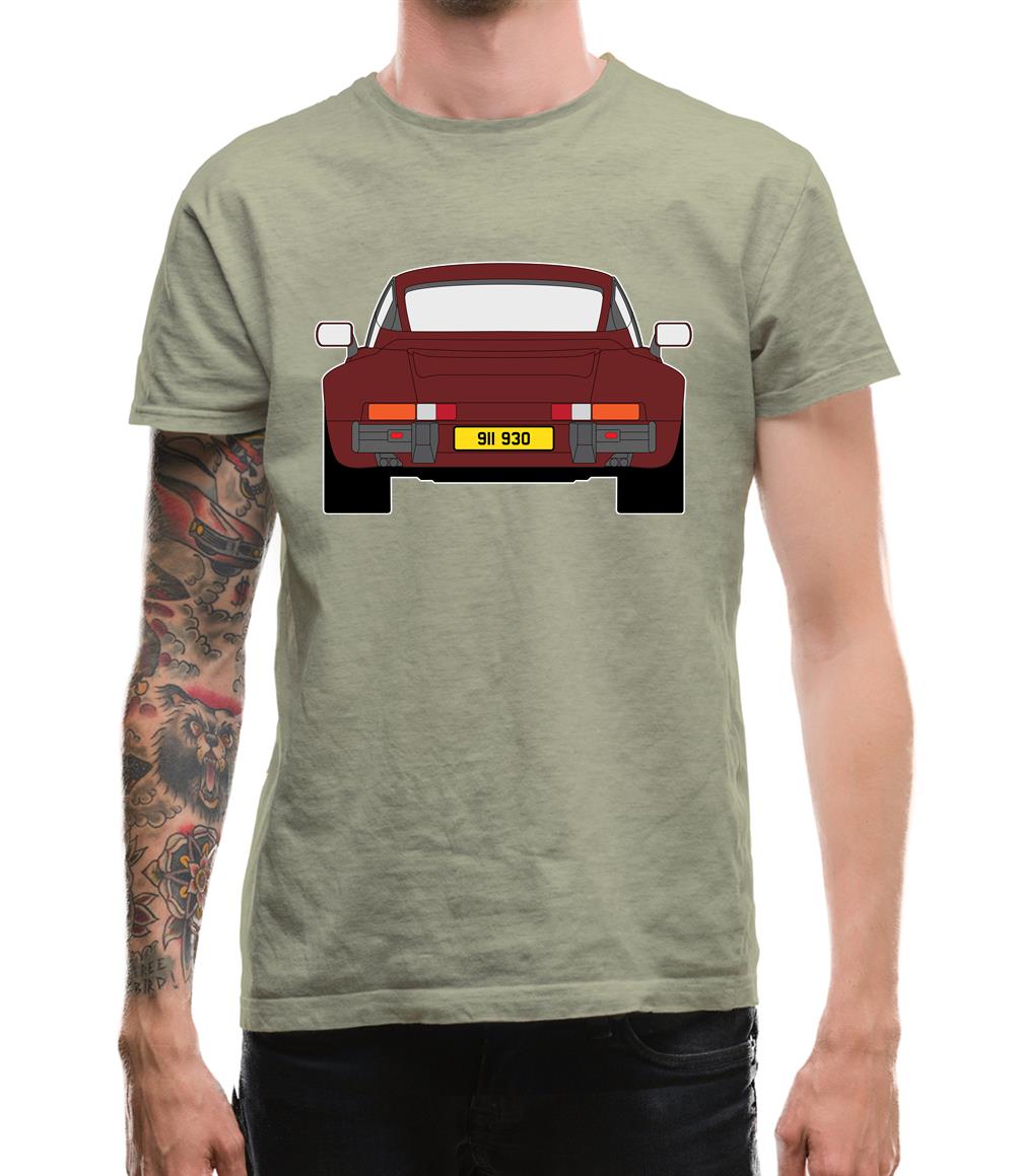 911 Turbo 930 Burgandy Mens T-Shirt 911 Turbo 930 Burgandy Mens T-Shirt