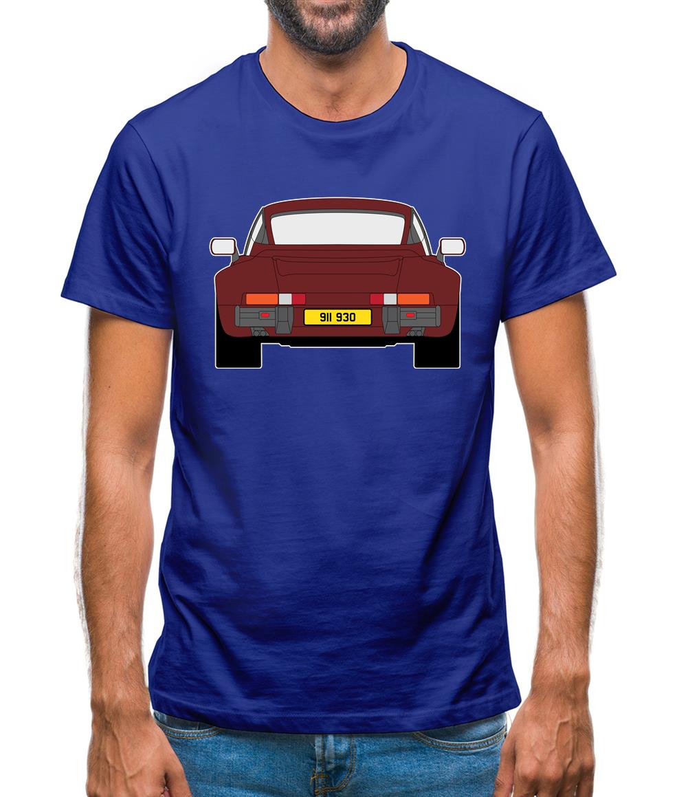 911 Turbo 930 Burgandy Mens T-Shirt 911 Turbo 930 Burgandy Mens T-Shirt