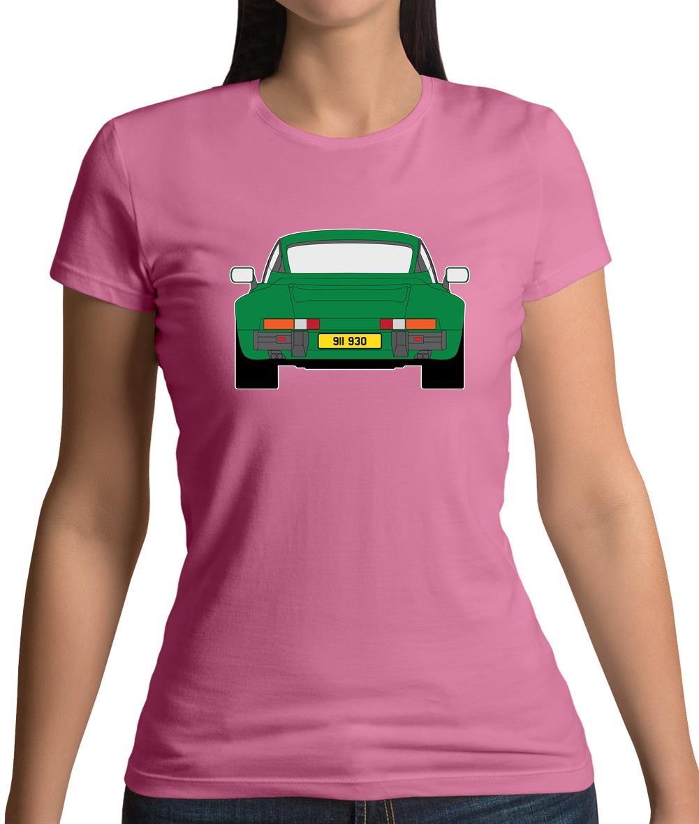Porsche 911 Turbo Forest Green 930 Womens T-Shirt Porsche 911 Turbo Forest Green 930 Womens T-Shirt