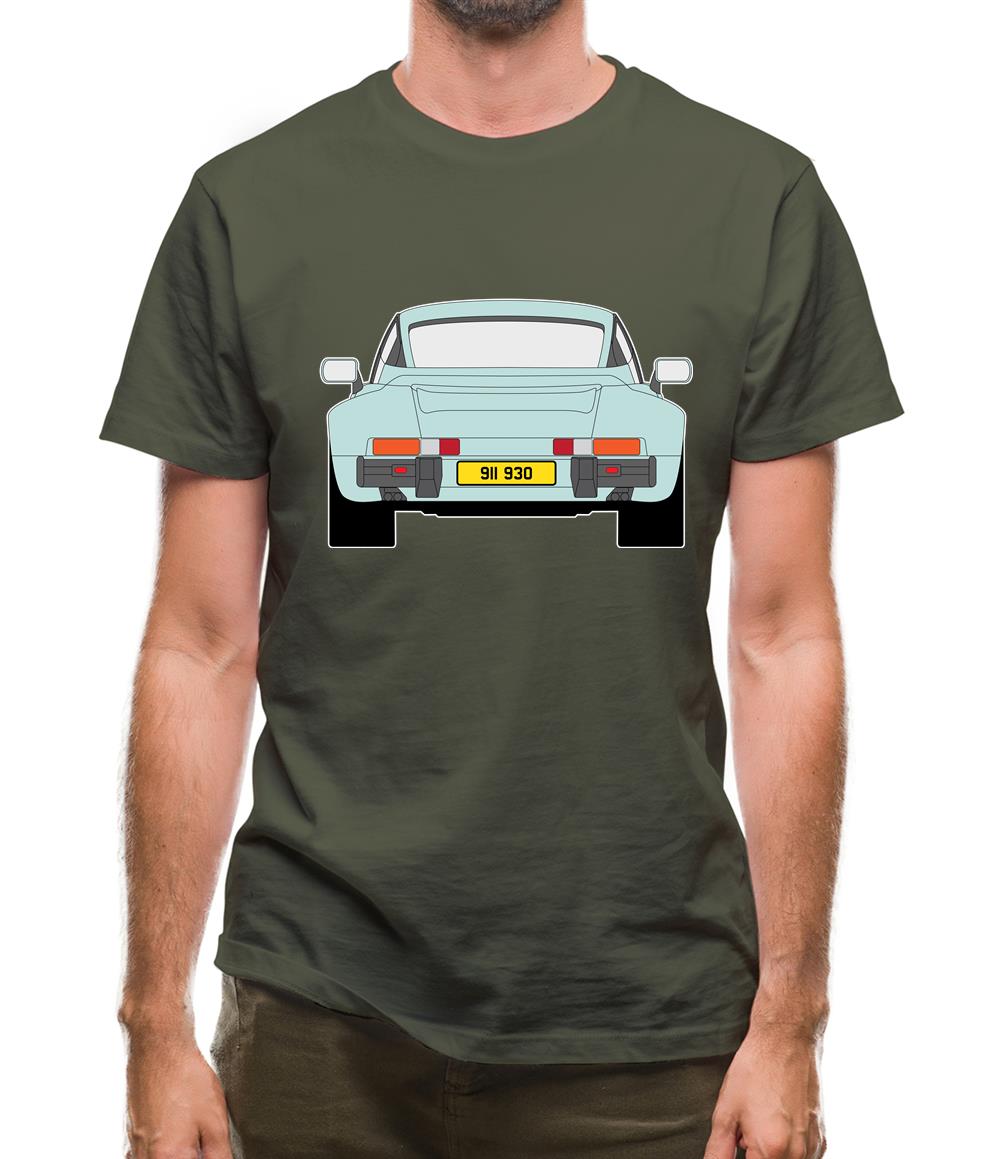 911 Turbo Ice Blue 930 Mens T-Shirt 911 Turbo Ice Blue 930 Mens T-Shirt