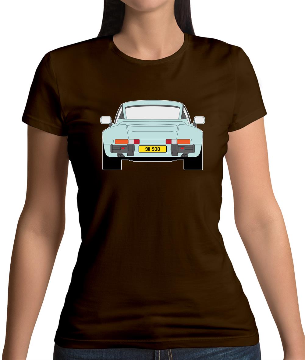 Porsche 911 Turbo Ice Blue 930 Womens T-Shirt Porsche 911 Turbo Ice Blue 930 Womens T-Shirt