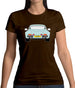 Porsche 911 Turbo Ice Blue 930 Womens T-Shirt Porsche 911 Turbo Ice Blue 930 Womens T-Shirt