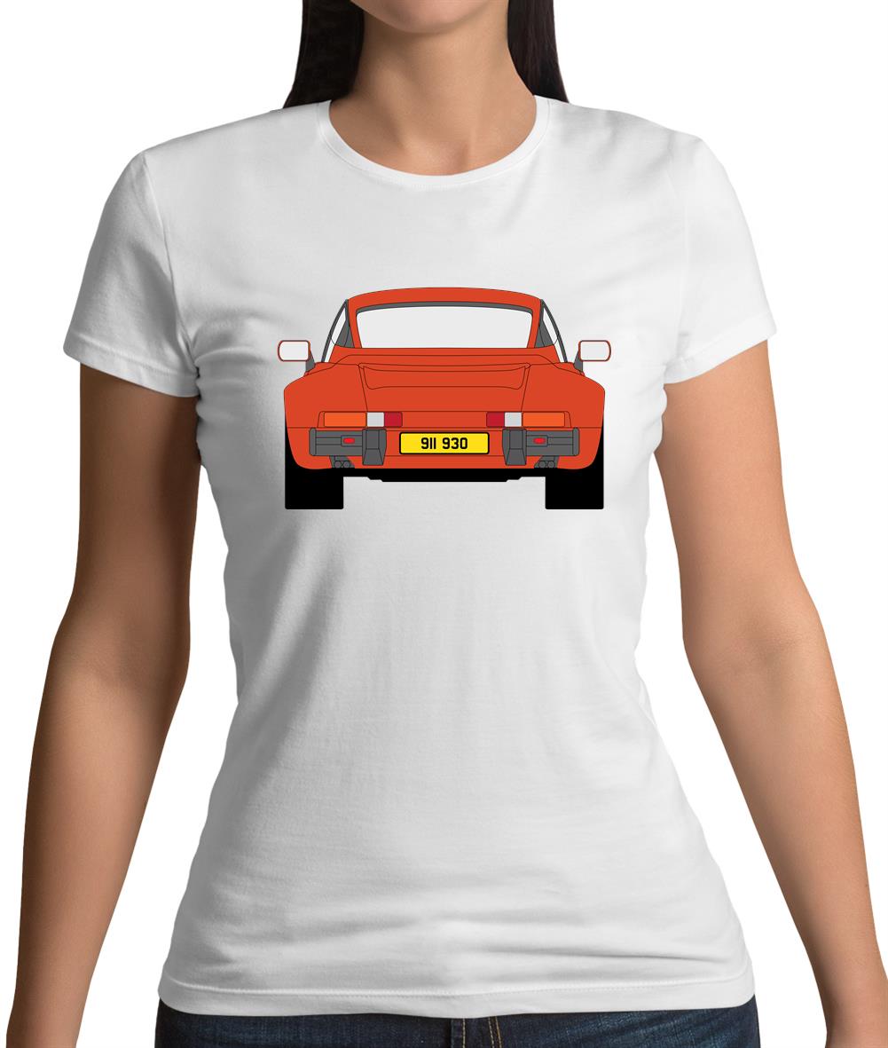Porsche 911 Turbo 930 Orange Womens T-Shirt Porsche 911 Turbo 930 Orange Womens T-Shirt