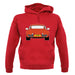 Porsche 911 Turbo 930 Orange unisex hoodie Porsche 911 Turbo 930 Orange unisex hoodie