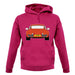 Porsche 911 Turbo 930 Orange unisex hoodie Porsche 911 Turbo 930 Orange unisex hoodie