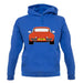 Porsche 911 Turbo 930 Orange unisex hoodie Porsche 911 Turbo 930 Orange unisex hoodie