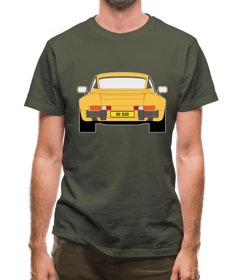 911 Turbo 930 Talbot Yellow Mens T-Shirt 911 Turbo 930 Talbot Yellow Mens T-Shirt