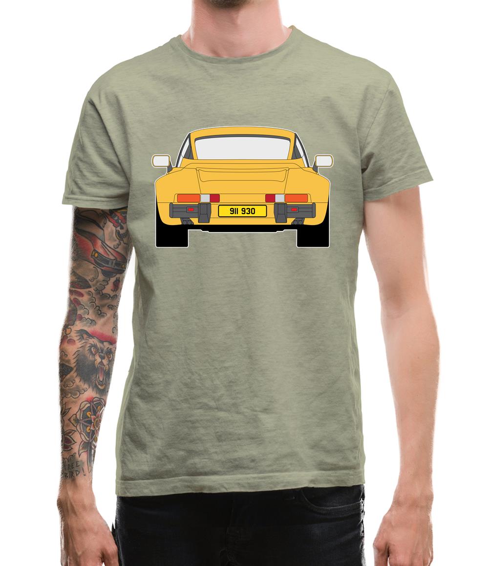 911 Turbo 930 Talbot Yellow Mens T-Shirt 911 Turbo 930 Talbot Yellow Mens T-Shirt