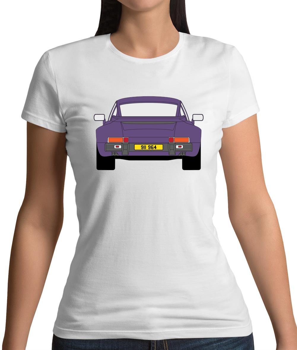 Porsche 911 964 Violet Womens T-Shirt Porsche 911 964 Violet Womens T-Shirt