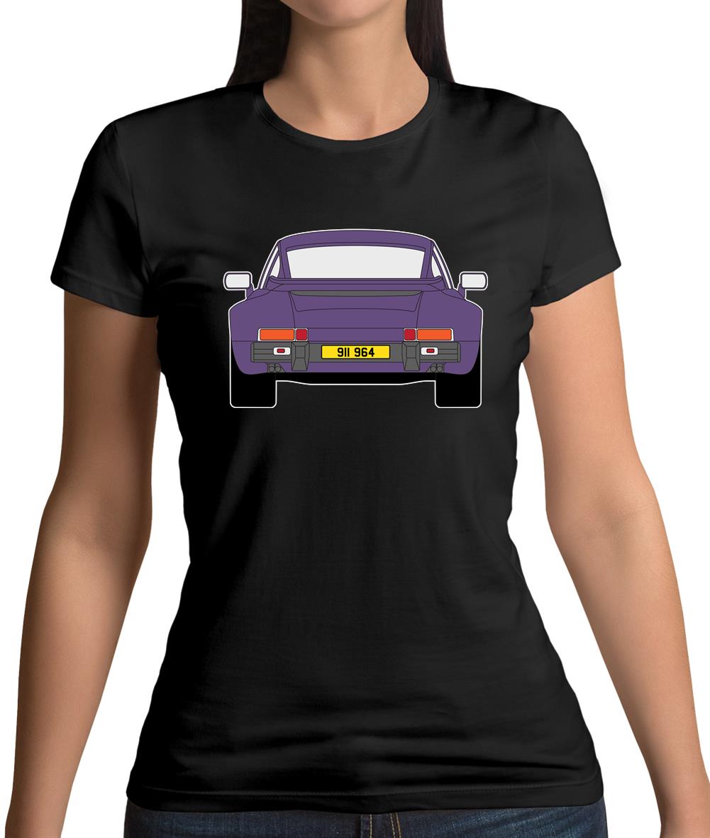 Porsche 911 964 Violet Womens T-Shirt Porsche 911 964 Violet Womens T-Shirt