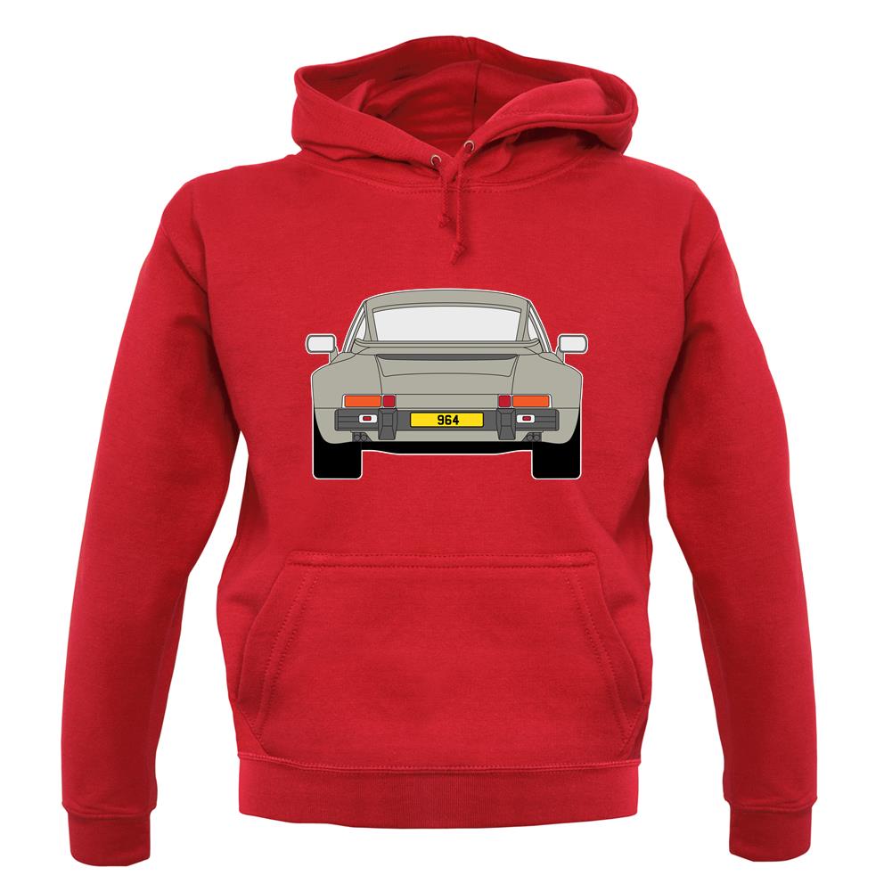 Porsche 911 964 Rear Line Grey unisex hoodie Porsche 911 964 Rear Line Grey unisex hoodie