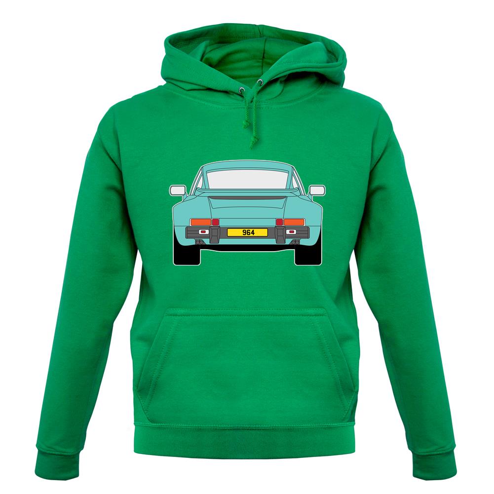 Porsche 911 964 Rear Mint Green unisex hoodie Porsche 911 964 Rear Mint Green unisex hoodie