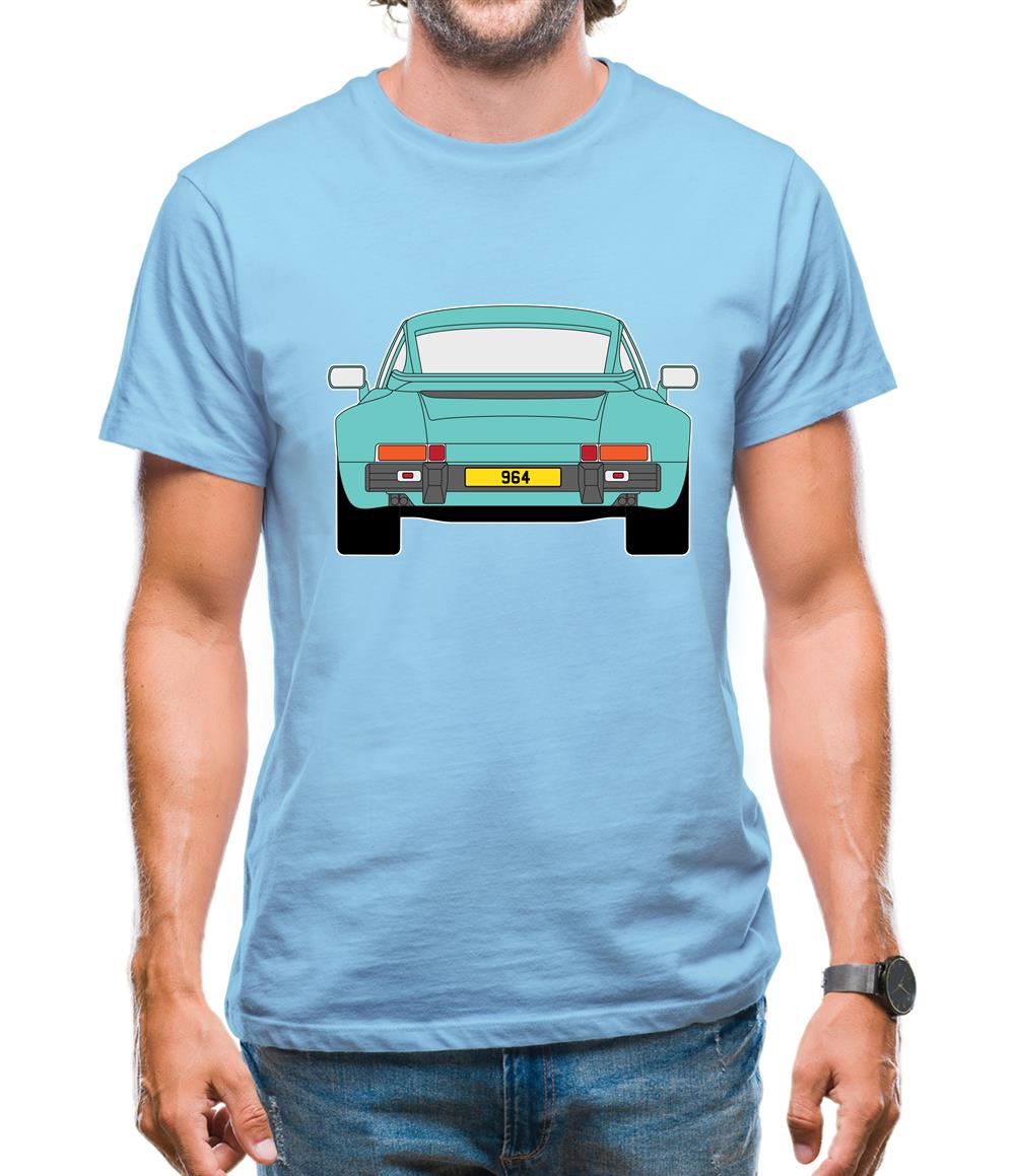 911 964 Rear Mint Green Mens T-Shirt 911 964 Rear Mint Green Mens T-Shirt