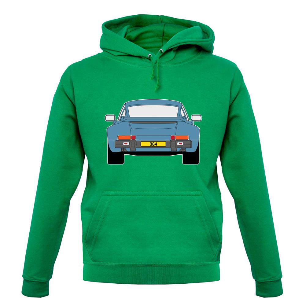 Porsche 911 964 Rear Murano Green unisex hoodie Porsche 911 964 Rear Murano Green unisex hoodie