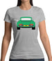Porsche 911 964 Rear Signal Green Womens T-Shirt Porsche 911 964 Rear Signal Green Womens T-Shirt