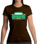 Porsche 911 964 Rear Signal Green Womens T-Shirt Porsche 911 964 Rear Signal Green Womens T-Shirt