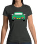 Porsche 911 964 Rear Signal Green Womens T-Shirt Porsche 911 964 Rear Signal Green Womens T-Shirt