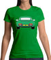 Porsche 911 964 Rear Signal Green Womens T-Shirt Porsche 911 964 Rear Signal Green Womens T-Shirt