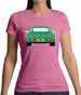 Porsche 911 964 Rear Signal Green Womens T-Shirt Porsche 911 964 Rear Signal Green Womens T-Shirt