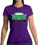 Porsche 911 964 Rear Signal Green Womens T-Shirt Porsche 911 964 Rear Signal Green Womens T-Shirt